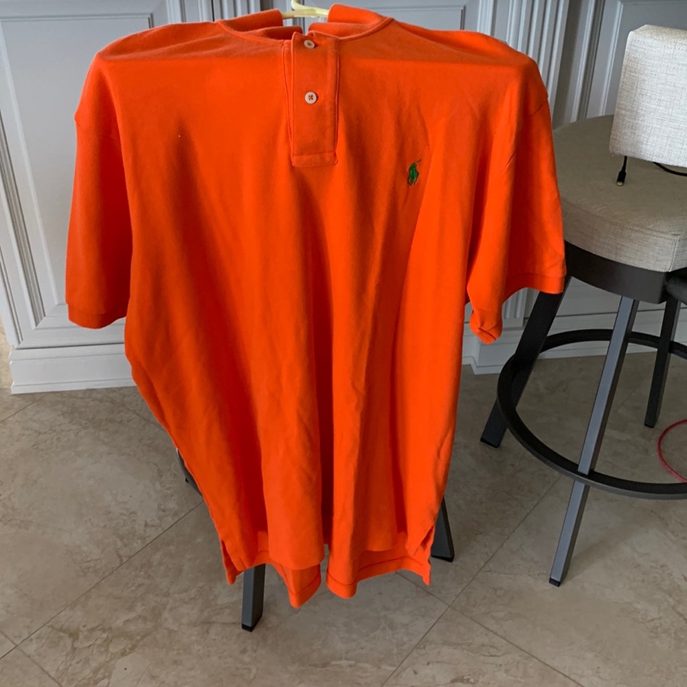 Polo by Ralph Lerann, color orange worn maybe once each, 2 for sale